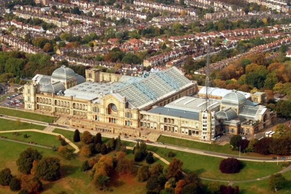 Alexandra Palace is an amusement and sports activities venue in North London, located among Wood Green and Muswell Hill withinside the London Borough of Haringey.